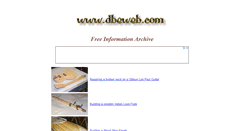 Desktop Screenshot of dbeweb.com